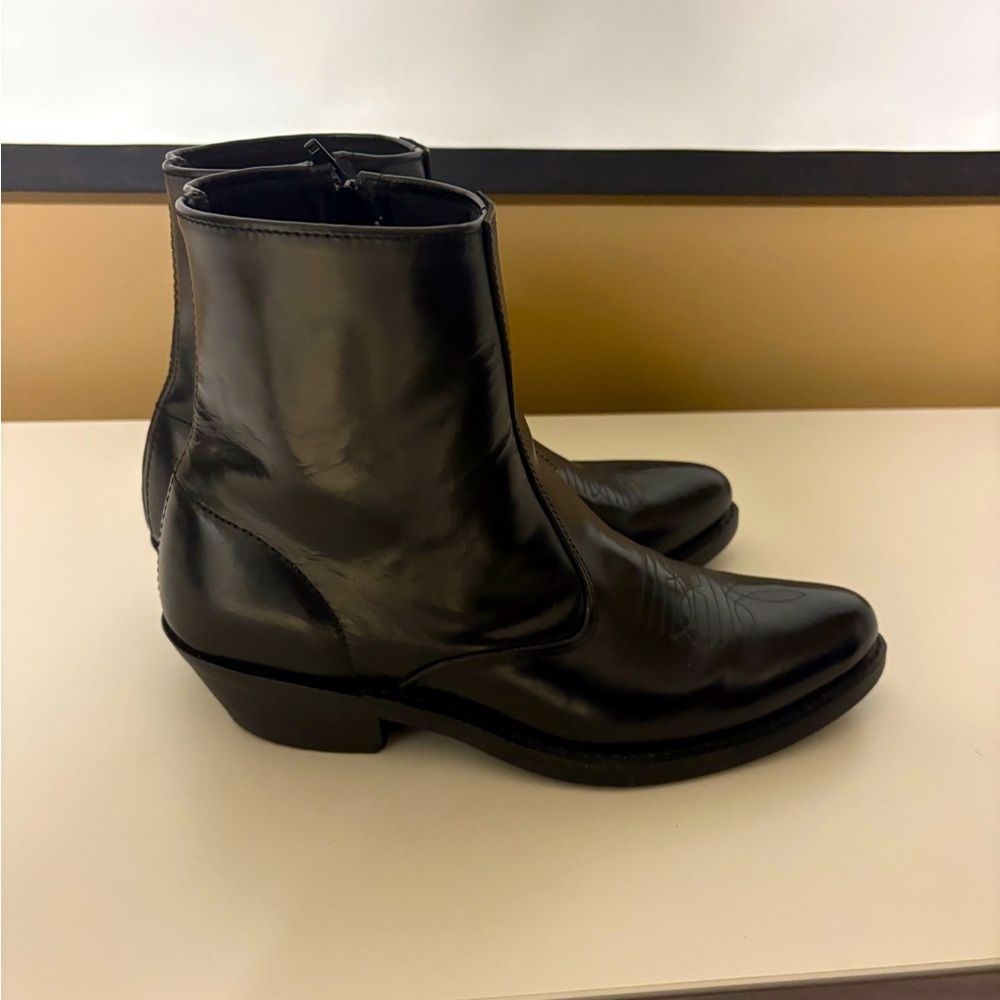 Laredo Zip Western Boots Size 10D